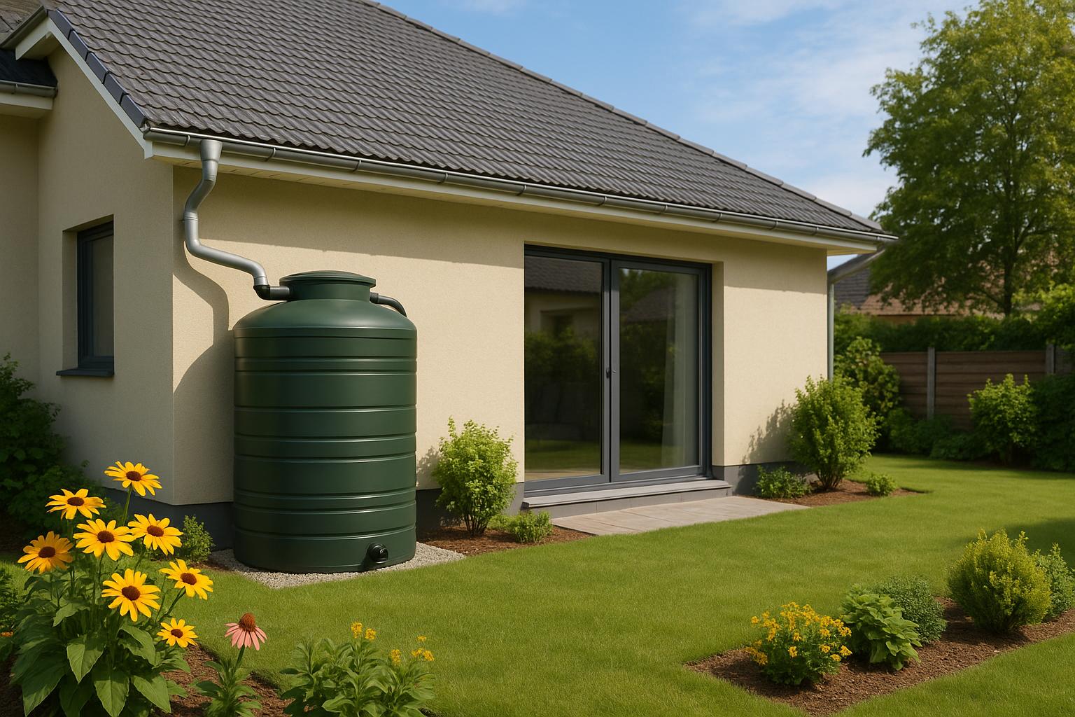 instalacja filtra w systemie deszczówki technik instalujący filtr osadowy na rurze odpływowej z dachu