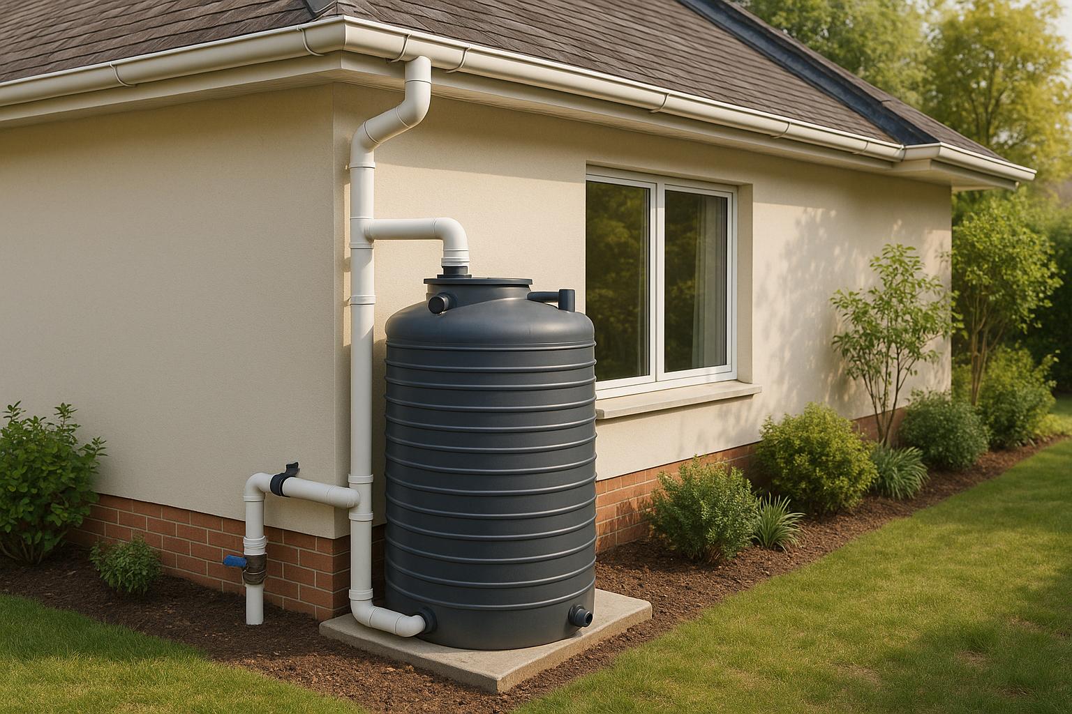 montaż rynien dachowych do zbierania deszczu instalator mocujący plastikowe rynny dachowe do krawędzi dachu budynku